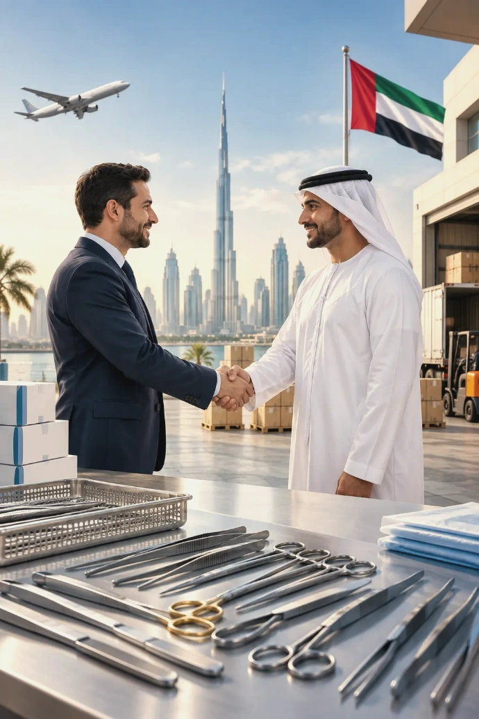 Medical instruments trading partnership and surgical instrument supply from the UAE